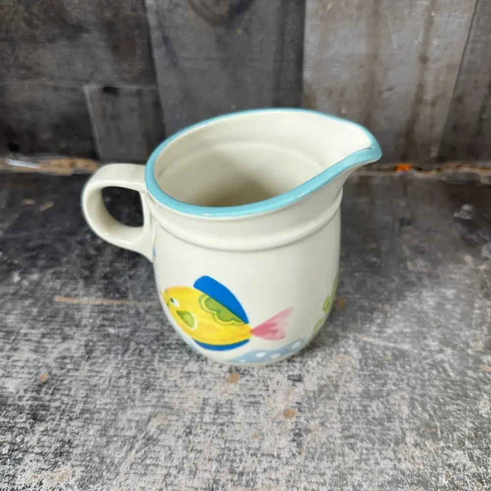 90's Studio Nova Barrier Reef Tropical Fish Creamer VTG‎